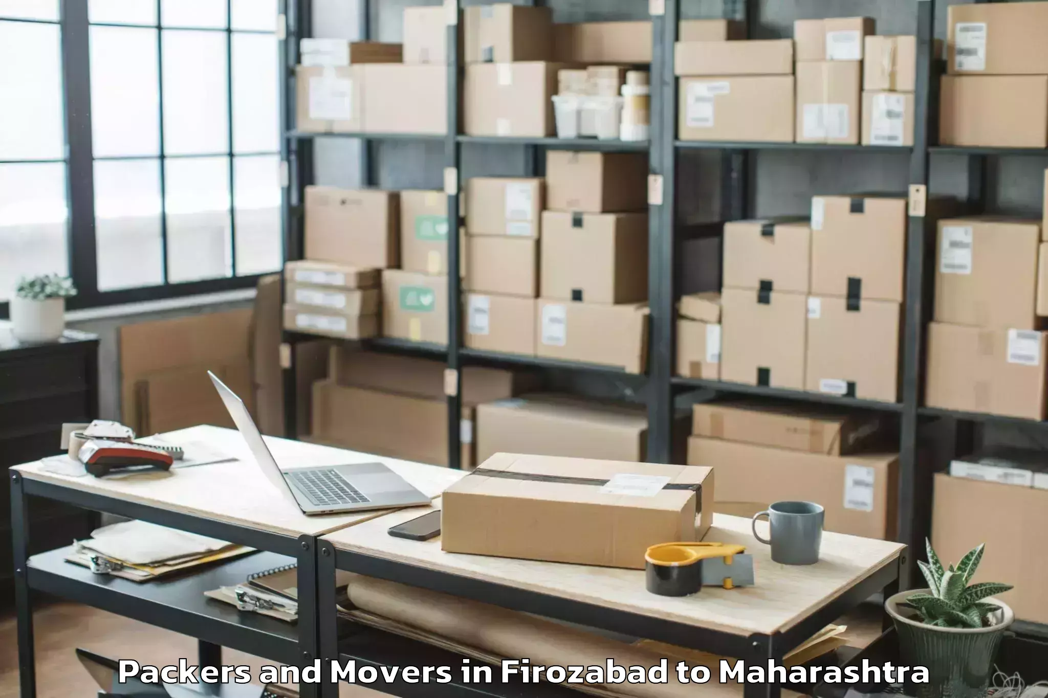 Professional Firozabad to Brahmapuri Packers And Movers